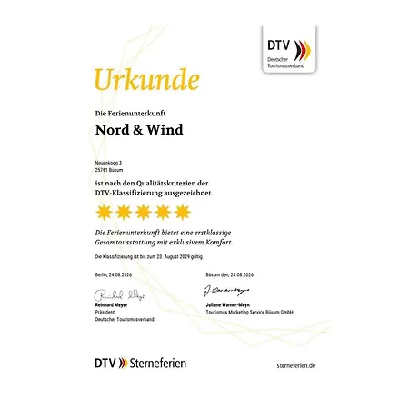Nord Und Wind Ruhiges Mit Wallbox, Sauna Und Whirlpool 800m Zur Nordsee 5 Sterne Dtv Vakantiehuis Büsum